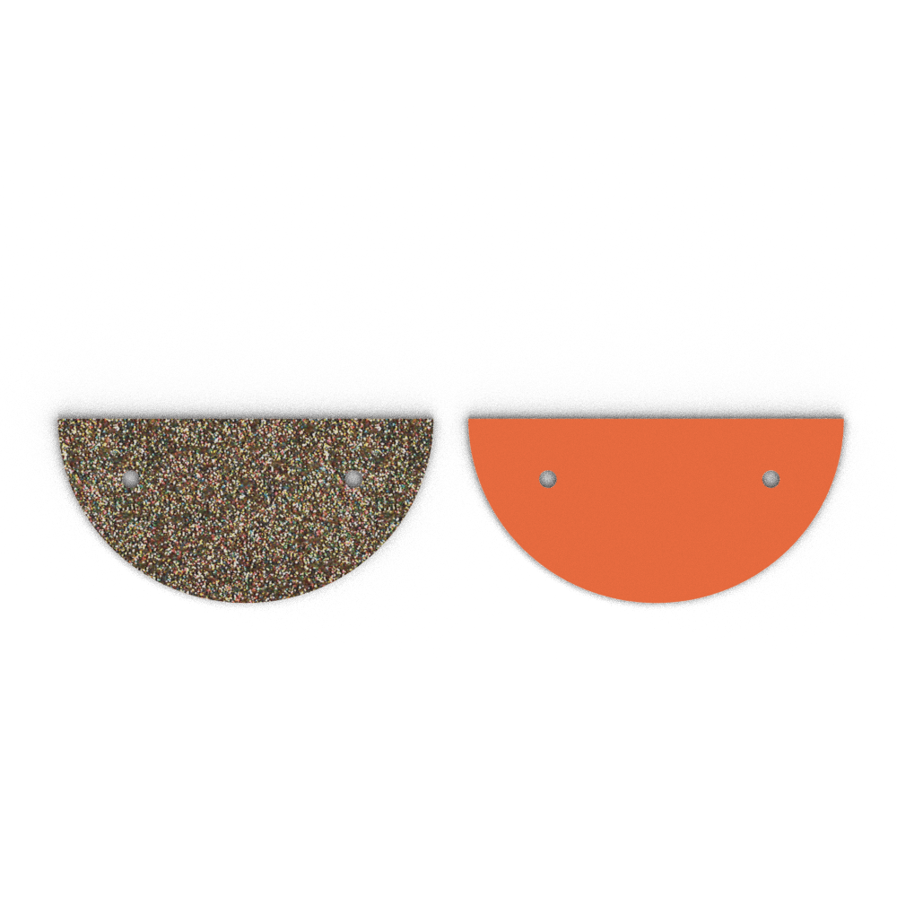 Cuir - Colliers, Paillettes Multicolores / Tangerine - Les Georgettes - Modalova