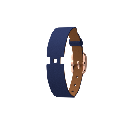 Denim Blue / Canyon Single Wrap Leather strap,  Rose gold finish buckle denim-blue-canyon-single-wrap-leather-strap-rose-gold-finish-buckle-le_simple_tour