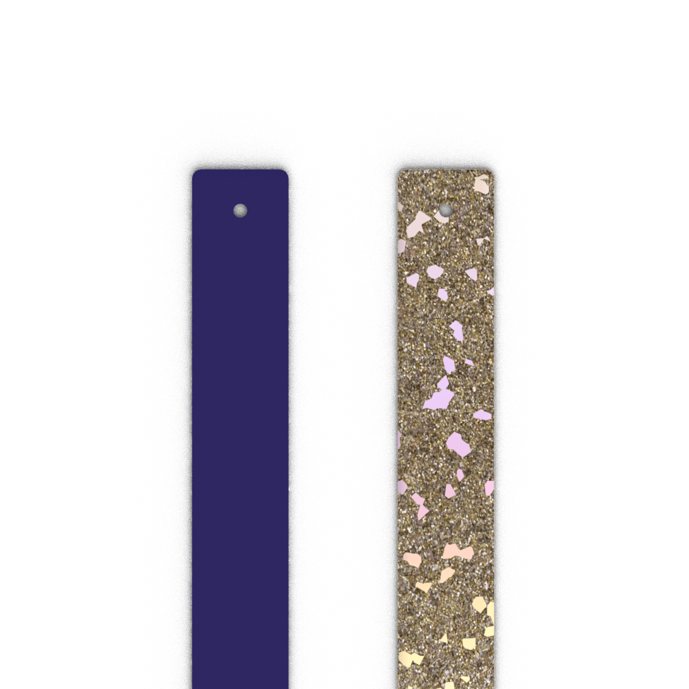 Cuir - Manchettes, Indigo / Confettis - Les Georgettes - Modalova