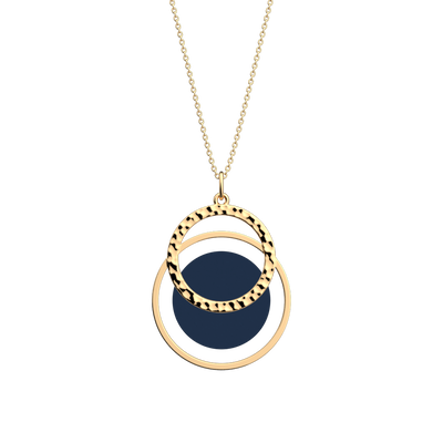 Pure Martelée necklace, Starry Sky / Navy Blue reversible insert  pure-martelee-necklace-starry-sky-navy-blue-reversible-insert-pack_colliers