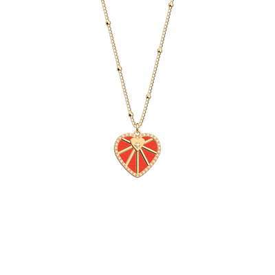 Cœur Céleste necklace, Red Passion / Glamour reversible insert c-ur-celeste-necklace-red-passion-glamour-reversible-insert-pack_colliers