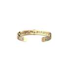 Céleste Bracelet, Gold finish, Cream / Gold Glitter image number 2