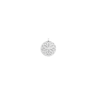 Pendentif Nénuphar, Finition Argentée image number 1
