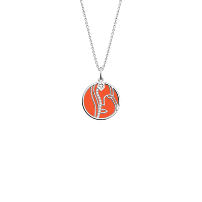 Virgo necklace, Copper / Mango reversible insert virgo-necklace-copper-mango-reversible-insert-pack_collier_zodiaque