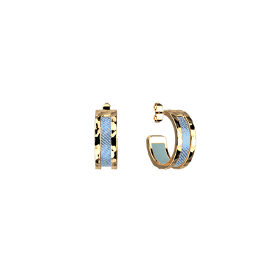 Boucles d'oreilles Pure Martelée, cuirs réversibles Denim Irisé / Céleste boucles-d-oreilles-pure-martelee-cuirs-reversibles-denim-irise-celeste-pack_bo_creoles