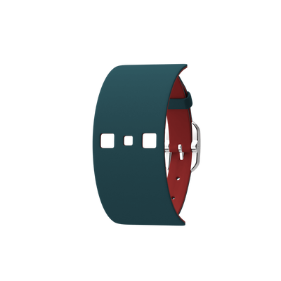 petrol-blue-raspberry-single-wrap-leather-strap-silver-finish-buckle-bracelet_de_montre