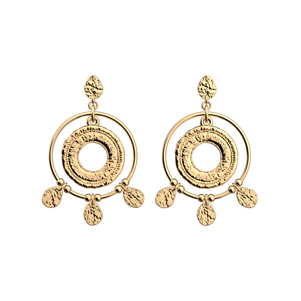 Boucles d'oreilles Pépite - Les Georgettes - Modalova