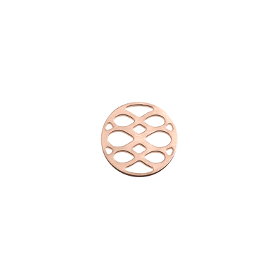 Infini token Round 16 mm, Rose gold finish infini-token-round-16-mm-rose-gold-finish-jeton_les_clipsables