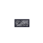Sac Dentelle Le Portefeuille Rabat Marine, Motif Girafe - Doublure Argent Métallisé image number 2