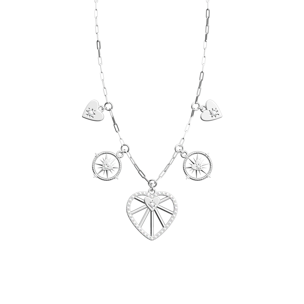 Collier Caur Céleste Pampille - Les Georgettes - Modalova