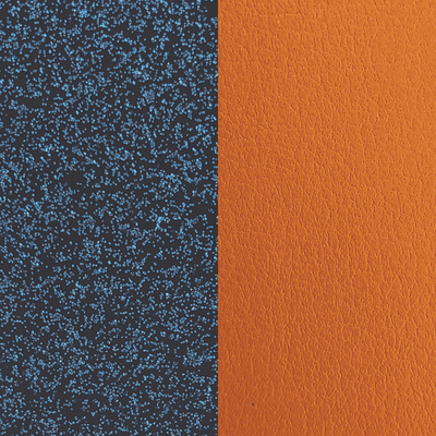 Leather insert - Necklaces & Bangles, Blue Glitter / Apricot leather-insert-necklaces-bangles-blue-glitter-apricot