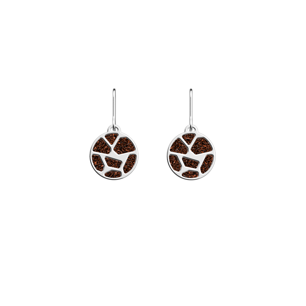 Boucles D'oreilles Bus Scolaire Réversibles Argentées Hypoallergéniques Neuves