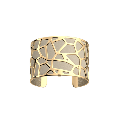 Girafe bracelet, Cream / Gold Glitter reversible insert girafe-bracelet-cream-gold-glitter-reversible-insert-pack_manchettes_essentielles