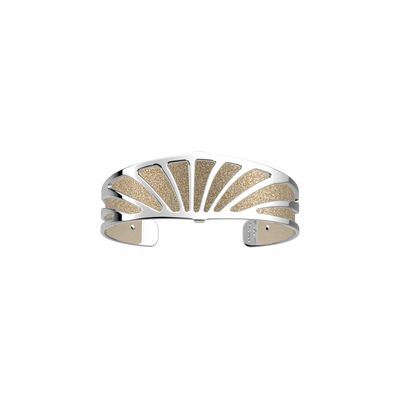 Amazone bracelet, Cream / Gold Glitter reversible insert amazone-bracelet-cream-gold-glitter-reversible-insert-pack_manchettes_essentielles