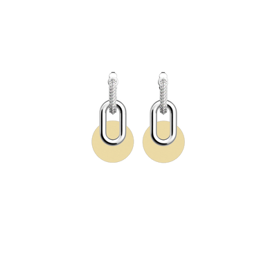Chaîne earrings, Fine Sand / Caramel reversible inserts  chaine-earrings-fine-sand-caramel-reversible-inserts-pack_boucles_d_oreilles_essentielles_et_precieuses