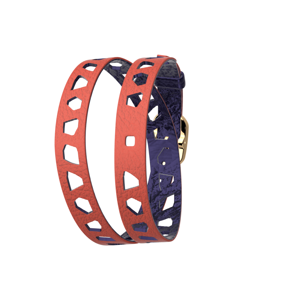 bracelet-cuir-dentelle-double-tour-girafe-corail-marine-metallise-boucle-doree-le_double_tour-1