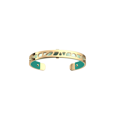 Perroquet bracelet, Metallic Aquamarine / Aquatic reversible insert perroquet-bracelet-metallic-aquamarine-aquatic-reversible-insert-pack_manchettes_essentielles