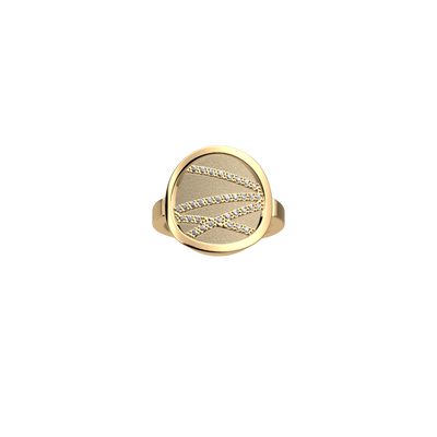 Liens Ring, Cream / Gold Glitter reversible insert liens-ring-cream-gold-glitter-reversible-insert-pack_bague_precieuse