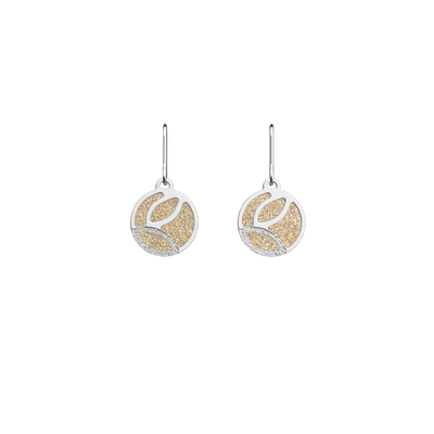 Jungle earrings, Cream / Gold Glitter reversible inserts  jungle-earrings-cream-gold-glitter-reversible-inserts-pack_boucles_d_oreilles_essentielles_et_precieuses