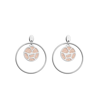 Boucles d'oreilles Girafe, cuirs réversibles Grenade / Dragée boucles-d-oreilles-girafe-cuirs-reversibles-grenade-dragee-pack_boucles_d_oreilles_essentielles_et_precieuses