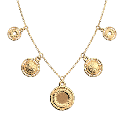 Pépite Pampille necklace, Terracotta / Bronze reversible insert pepite-pampille-necklace-terracotta-bronze-reversible-insert-pack_colliers