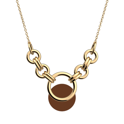 Trésor necklace, Terracotta / Bronze reversible insert tresor-necklace-terracotta-bronze-reversible-insert-pack_colliers
