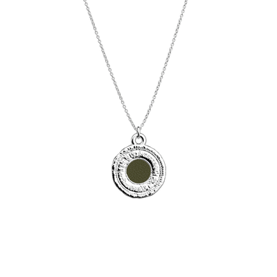 Collier Pépite, cuir réversible Vert de Gris / Bronze Paillettes collier-pepite-cuir-reversible-vert-de-gris-bronze-paillettes-pack_colliers
