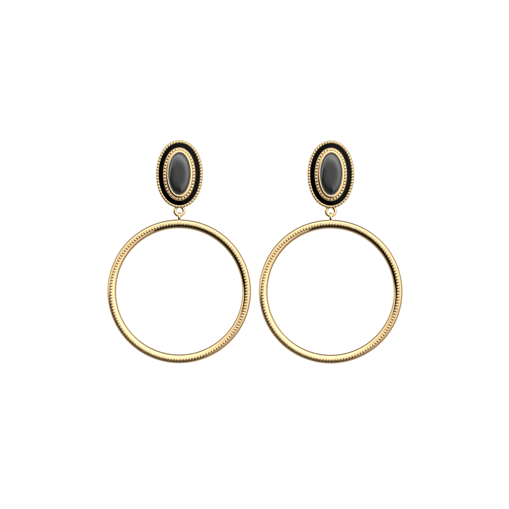 Boucles d'oreilles Belle de Nuit - Les Georgettes - Modalova