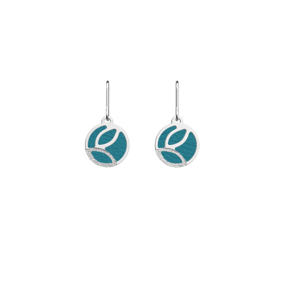Boucles d'oreilles Jungle, cuirs réversibles Écailles Bleutées / Bleu Georgettes boucles-d-oreilles-jungle-cuirs-reversibles-ecailles-bleutees-bleu-georgettes-pack_bo_dormeuses
