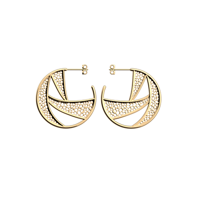 Dentelle Orientale earrings dentelle-orientale-earrings-creoles