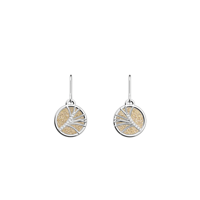 Rose des Sables Précieuse earrings, Cream / Gold Glitter reversible inserts  rose-des-sables-precieuse-earrings-cream-gold-glitter-reversible-inserts-pack_boucles_d_oreilles_essentielles_et_precieuses