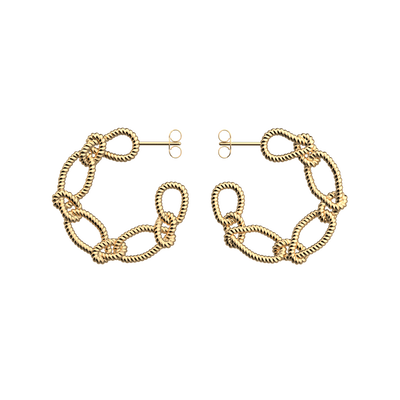 Cordage earrings cordage-earrings-creoles