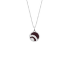 Collier Nomade, cuir réversible Gazelle / Prune image number 2