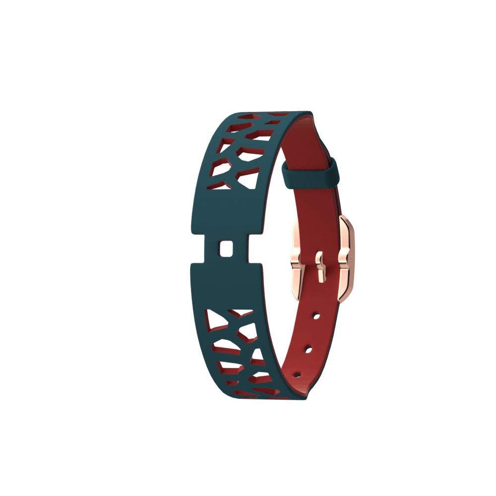 single-wrap-leather-strap-girafe-petrol-blue-raspberry-rose-gold-finish-buckle-le_simple_tour-1