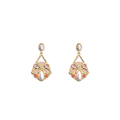 Boucles d'oreilles Rosace, cuirs réversibles Pêche Blanche / Denim boucles-d-oreilles-rosace-cuirs-reversibles-peche-blanche-denim-pack_bo_pendantes
