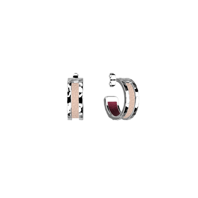 Pure Martelée earrings, Sugared Almond / Pomegranate reversible inserts pure-martelee-earrings-sugared-almond-pomegranate-reversible-inserts-pack_bo_creoles