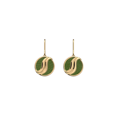 Drapé earrings, Iridescent Anise / Avocado reversible inserts drape-earrings-iridescent-anise-avocado-reversible-inserts-pack_bo_dormeuses