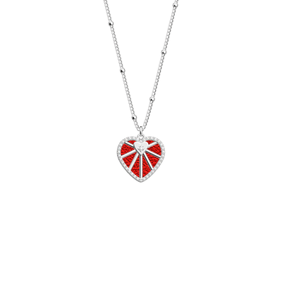 Cœur Céleste necklace, Red Passion / Glamour reversible insert c-ur-celeste-necklace-red-passion-glamour-reversible-insert-pack_colliers