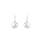 Boucles D'oreilles Clips En Cuir Rose Et Passementerie - Vintage Sans Marque