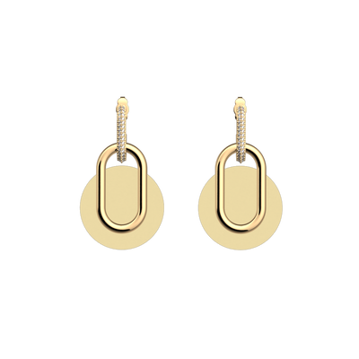 Chaîne earrings, Caramel / Fine Sand reversible inserts chaine-earrings-caramel-fine-sand-reversible-inserts-pack_boucles_d_oreilles_essentielles_et_precieuses