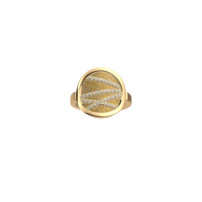 Liens Ring, Cream / Gold Glitter reversible insert liens-ring-cream-gold-glitter-reversible-insert-pack_bague_precieuse