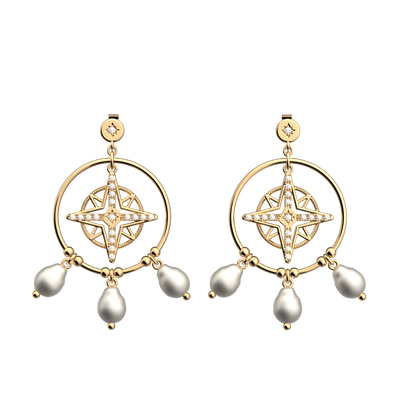 Rose des Vents earrings rose-des-vents-earrings-pendantes