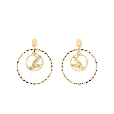 Rose des Sables earrings rose-des-sables-earrings-pendantes