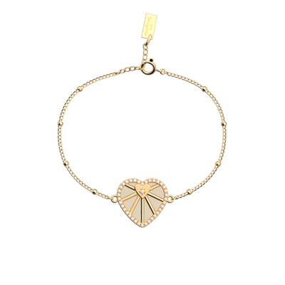 Bracelet Cœur Céleste, cuir réversible Paillettes Dorées / Crème bracelet-c-ur-celeste-cuir-reversible-paillettes-dorees-creme-pack_bracelets_chaines_joncs