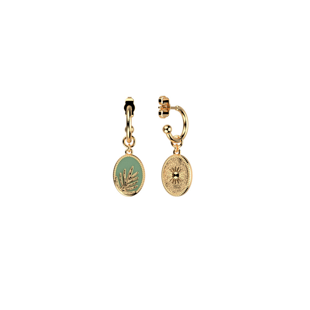 Boucles d'oreilles Palmier - Les Georgettes - Modalova