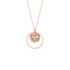 Collar Girafe, Acabado Dorado Rosa, Crema / Dorado Glitter image number 1