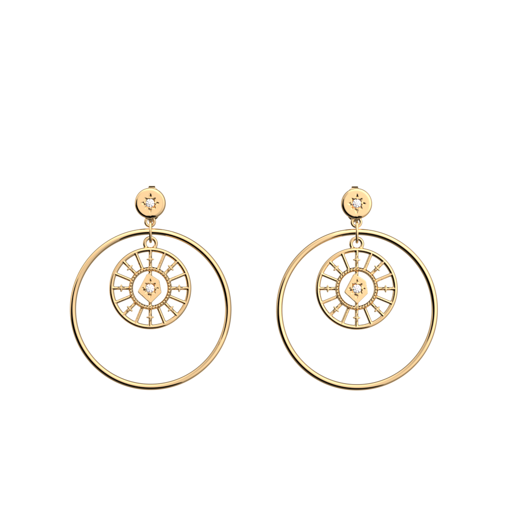 Boucles d'oreilles Astrale - Les Georgettes - Modalova