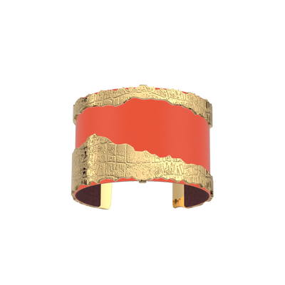 Caïman bracelet, Plum / Blood Orange reversible insert caiman-bracelet-plum-blood-orange-reversible-insert-pack_manchettes_essentielles