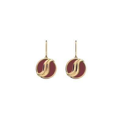 Drapé earrings, Wild Violet / Metallic Lavender reversible inserts drape-earrings-wild-violet-metallic-lavender-reversible-inserts-pack_boucles_d_oreilles_essentielles_et_precieuses