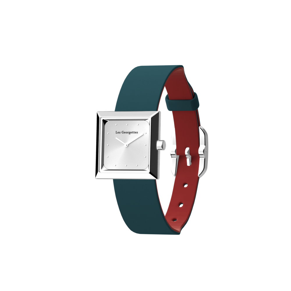 absolue-square-watch-case-petrol-blue-raspberry-leather-strap-silver-finish-buckle-pack_bracelet_cuir_montre-1